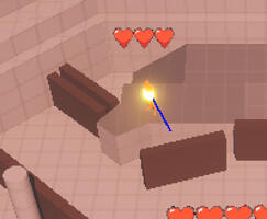 The power-up allows a character to stun the boss, so that the another character can damage the boss once. Repeat 3 times to win.